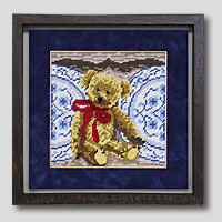 クロスステッチ刺繍額装-196