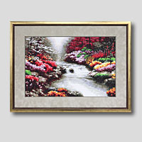 クロスステッチ刺繍額装-197