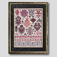 クロスステッチ刺繍額装-205