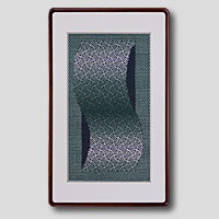 クロスステッチ刺繍額装-206