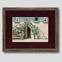 クロスステッチ刺繍額装-213