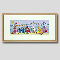 クロスステッチ刺繍額装-218