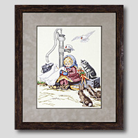 クロスステッチ刺繍額装-216