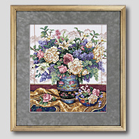 クロスステッチ刺繍額装-220