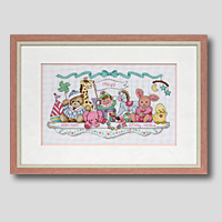 クロスステッチ刺繍額装-208