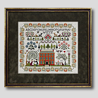 クロスステッチ刺繍額装-221