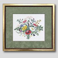 クロスステッチ刺繍額装-225