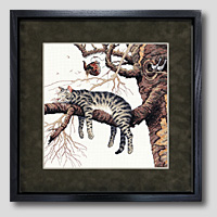 クロスステッチ刺繍額装-226