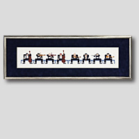 クロスステッチ刺繍額装-227