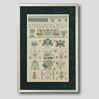 クロスステッチ刺繍額装-231