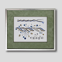 クロスステッチ刺繍額装-241