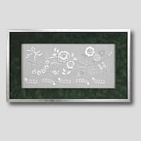 クロスステッチ刺繍額装-240