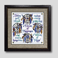 クロスステッチ刺繍額装-242