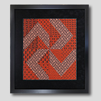 クロスステッチ刺繍額装-246