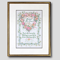 クロスステッチ刺繍額装-248