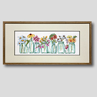 クロスステッチ刺繍額装-257