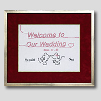 クロスステッチ刺繍額装-272