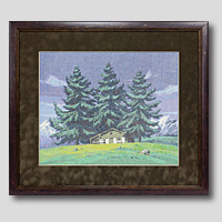 クロスステッチ刺繍額装-279