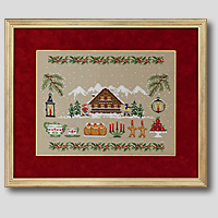 クロスステッチ刺繍額装-276