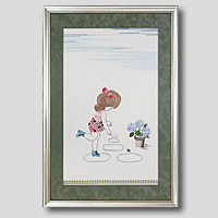 クロスステッチ刺繍額装-278