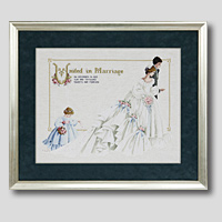 クロスステッチ刺繍額装-283