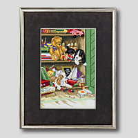 クロスステッチ刺繍額装-284