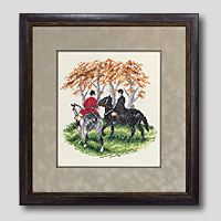 クロスステッチ刺繍額装-286