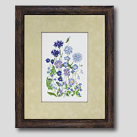 クロスステッチ刺繍額装-293