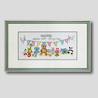 クロスステッチ刺繍額装-294