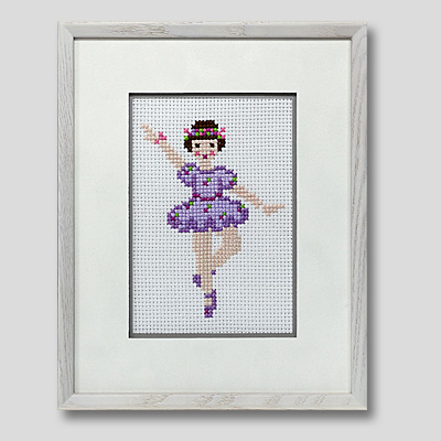 クロスステッチ刺繍額装-299