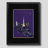 クロスステッチ刺繍額装-313