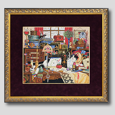 クロスステッチ刺繍額装-308