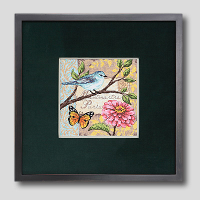 クロスステッチ刺繍額装-311