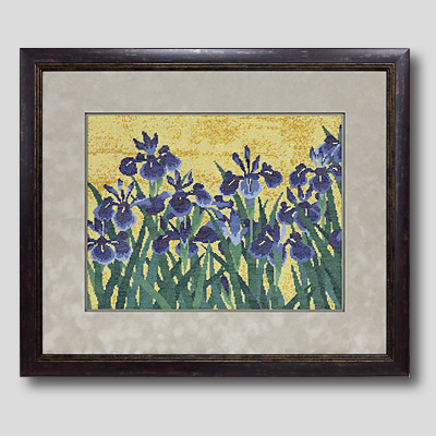 クロスステッチ刺繍額装-309