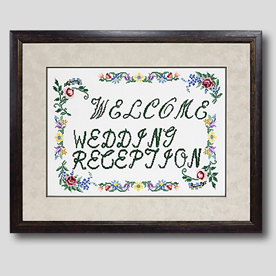 クロスステッチ刺繍額装-312