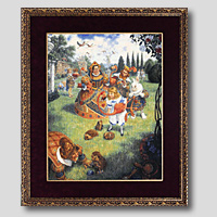 クロスステッチ刺繍額装-318