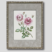 クロスステッチ刺繍額装-319