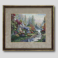 クロスステッチ刺繍額装-320