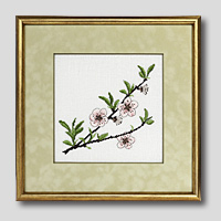 クロスステッチ刺繍額装-322