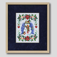 クロスステッチ刺繍額装-324