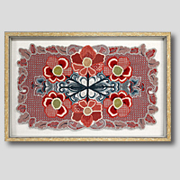 クロスステッチ刺繍額装-336