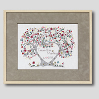 クロスステッチ刺繍額装-327