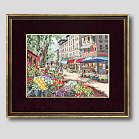 クロスステッチ刺繍額装-329