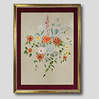 クロスステッチ刺繍額装-337