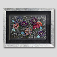 クロスステッチ刺繍額装-338