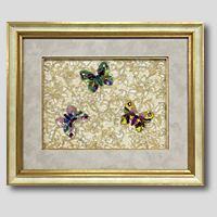 クロスステッチ刺繍額装-339