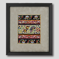 クロスステッチ刺繍額装-340