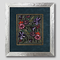 クロスステッチ刺繍額装-341