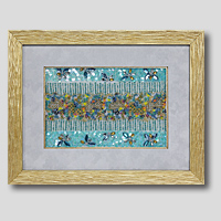 クロスステッチ刺繍額装-342