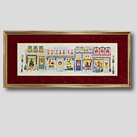 クロスステッチ刺繍額装-343